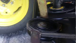 John Deere 332 Powerflow 50 Belt Hops Off