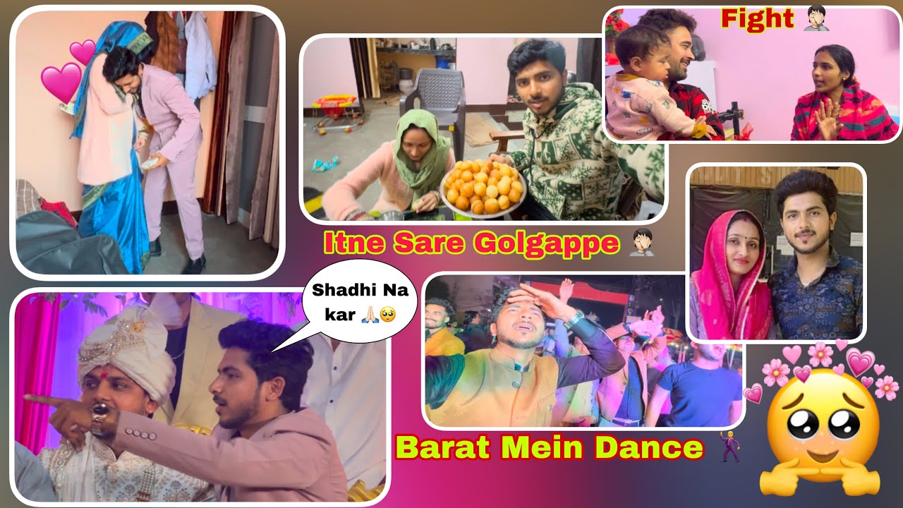 Bhut Dance kiya Or Wife ke Hath ke Golgappe 💕 @Ankush The Vlogs
