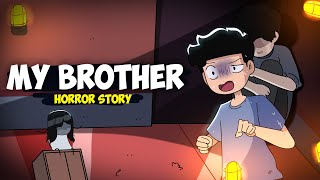 My Brother Horror Story Scared Me On Vacation | Hindi Storyime Animation
