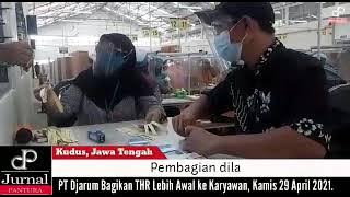 Ribuan Karyawan PT Djarum Terima THR