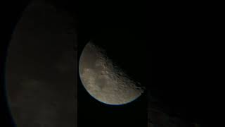 The moon close up view through my hommade telescope 🔭 #moon #lunarphotography #telescope