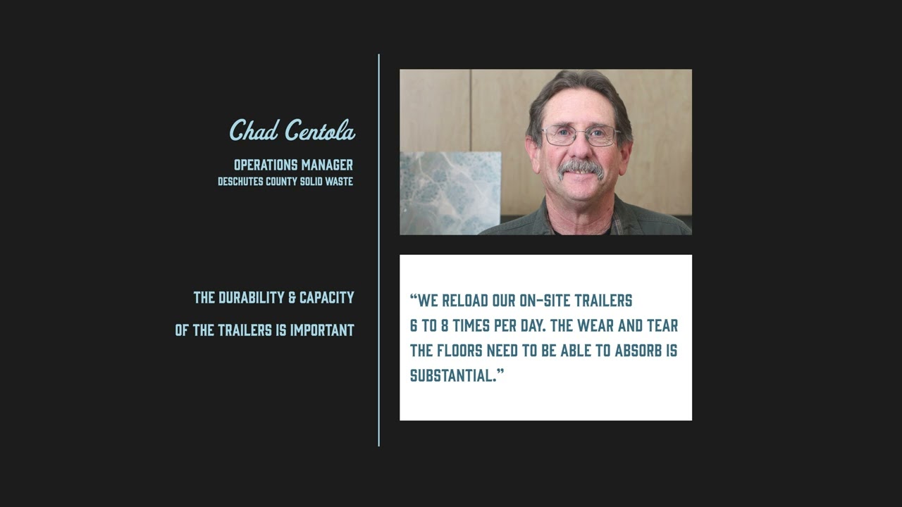 Using WALKING FLOOR® Trailers at a Transfer Station & Landfill