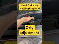 Hand Brake Pulls Too High? Here’s How to Tell If It Needs Adjustment or New Brake Shoes how to