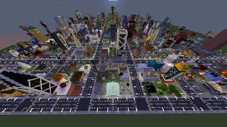 I Gave 300 Minecraft Players One Plot Each to Build A City screenshot 4