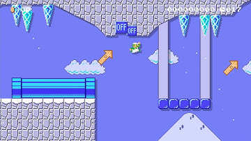 Snowy Speedrun (20 sec) by Mocolucus - Super Mario Maker 2 - No Commentary 1by