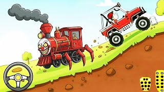 Hill Climb Racing Vs Chu Chu Charles Train Driving - Car Train Game - Android Gameplay