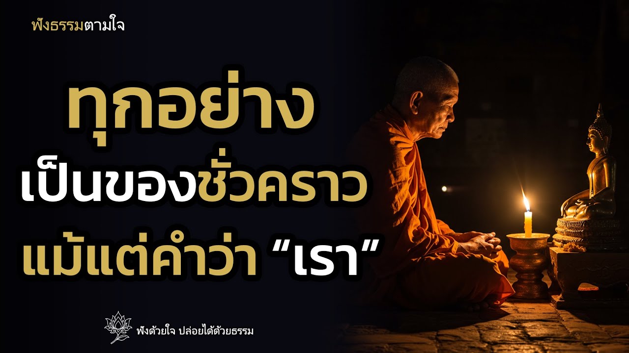 ทุกอย่างเป็นของชั่วคราว แม้แต่คำว่า “เรา”