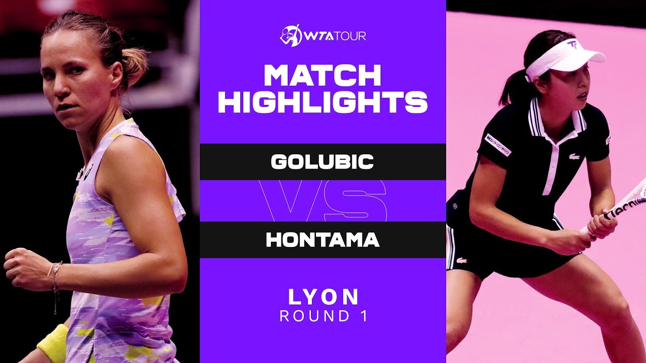 Viktorija Golubic vs. Mai Hontama | 2022 Lyon Round 1 | WTA Match Highlights