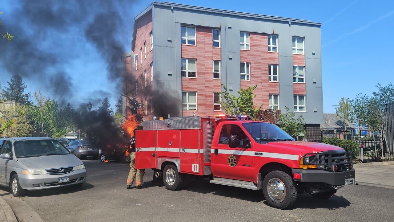VEHICLE FIRE! - Portland Oregon!