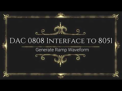 DAC 0808 ----Ramp waveform using 8051 Microcontroller