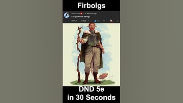 DnD 5e: Firbolgs in 30 seconds or less! #DND30Seconds #DND #DND30Secs #DungeonsandDragons #DND5e