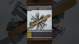 Radial Engine in Solidworks
