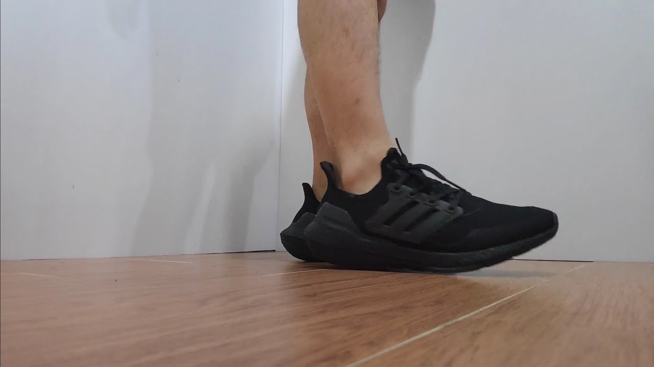 On Feet : Adidas Ultraboost 21 Triple Black - YouTube