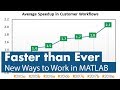 Writing and Running Your MATLAB Code - New Ways to Work in MATLAB