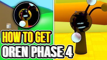How To Get Oren Phase 4 Badge & Morph In 3D SPRUNKI SIM (ROBLOX)