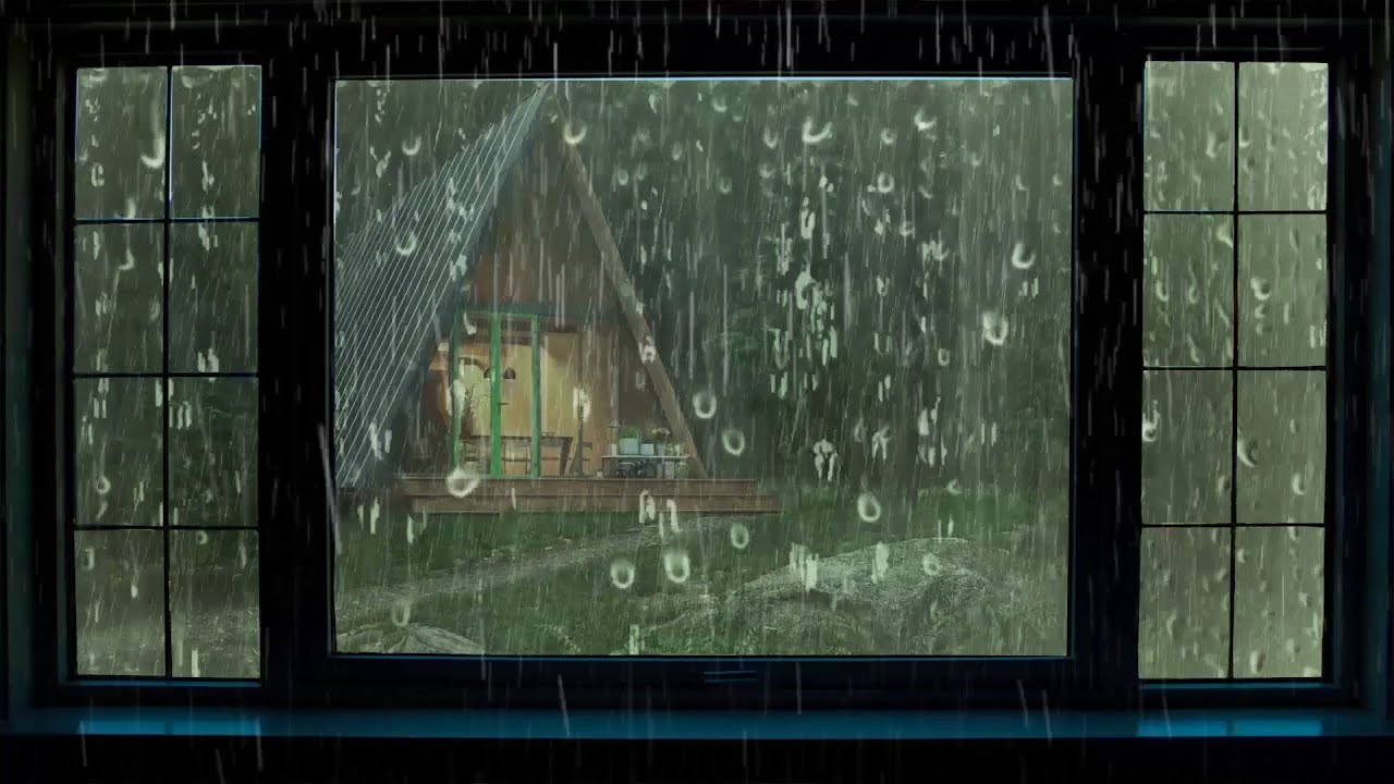 Lluvia Relajante Para Dormir - Sonido de Lluvia y Truenos en Techo ...