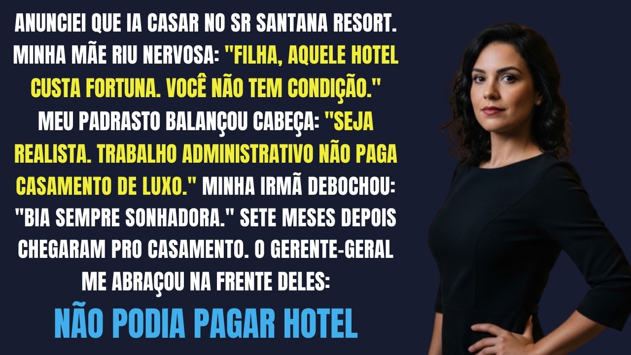 Meus Pais Disseram Que Eu Não Podia Pagar O Hotel Do Casamento — Até O Gerente Revelar Que Eu Er