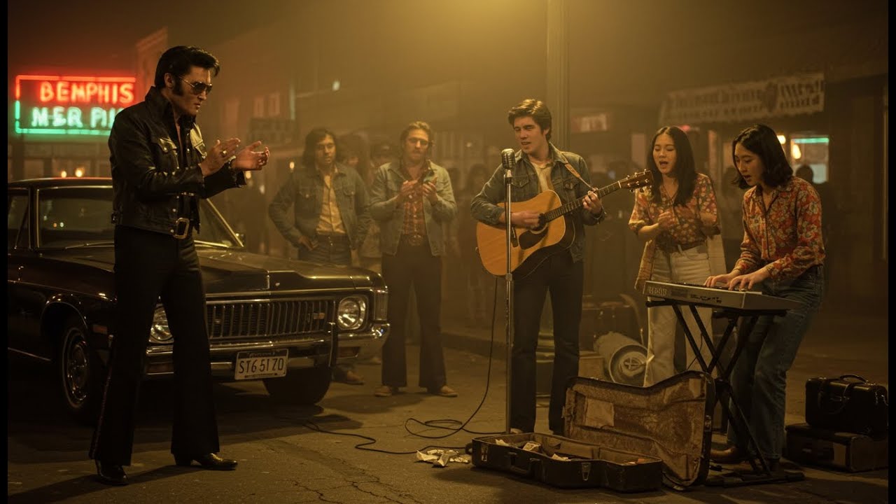 ELVIS discovered STREET MUSICIANS playing his songs — what he did next made them MILLIONAIRES
