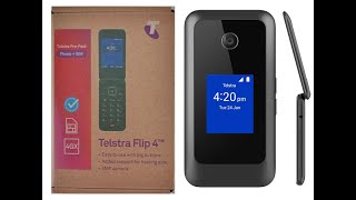 Telstra Flip 4 ZTE Z2336T 4G Seniors Flip Phone