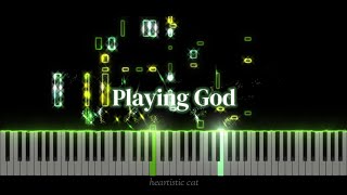 Playing God - Polyphia | piano tutorial   FREE SHEET