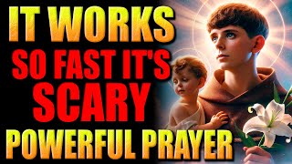 🛑POWERFUL PRAYER OF SAINT ANTHONY TO CHANGE YOUR LIFE - ASK AND RECEIVE MIRACLES!