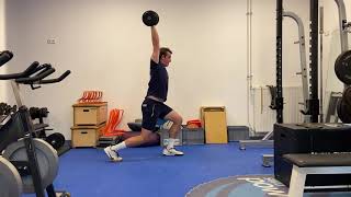 SA DB Snatch Split Catch