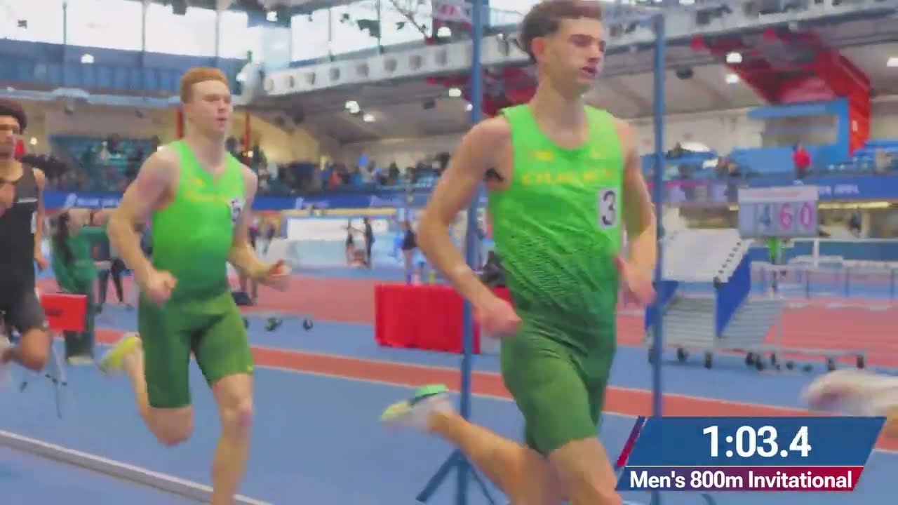 Men 800m Invitational Finals Section 1 - NYU DIII Invitational 2026 [Full Race Replay]