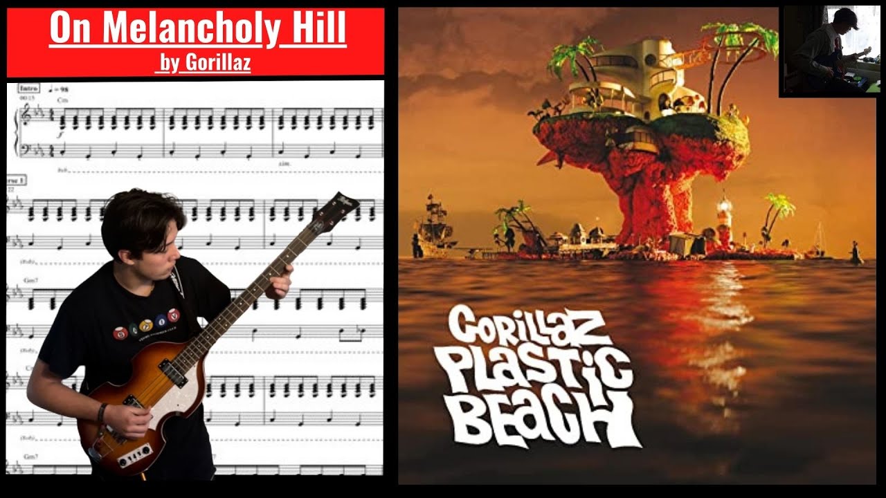 On Melancholy Hill by Gorillaz (Bass cover with Tab) YouTube