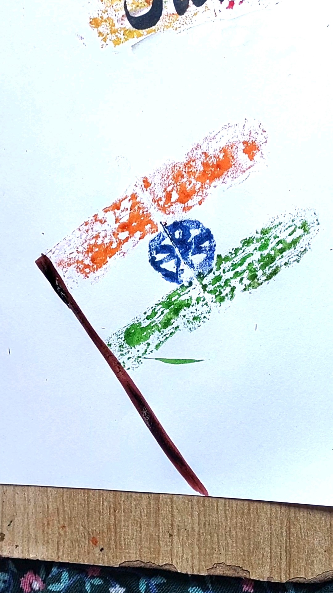 How To Draw Indian National Flag // @ColourCanvasNo1 - YouTube