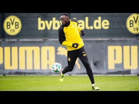 Usain Bolt's Full Training Session with Borussia Dortmund! | #BVBolt