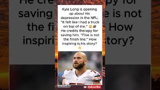 Kyle Long Opens Up About NFL Depression Battle 😢 #shorts #kylelong #nfl #mentalhealth #bears News