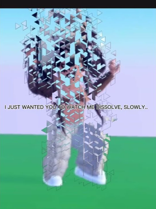 I Just Want You To Watch Me Dissolve Slowly Lyrics I just wanted you to watch me dissolve, slowly.. - YouTube
