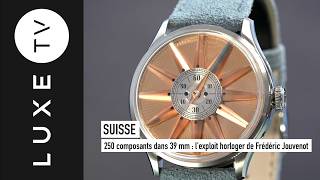 250 composants dans 39 mm : l’exploit horloger de Frédéric Jouvenot