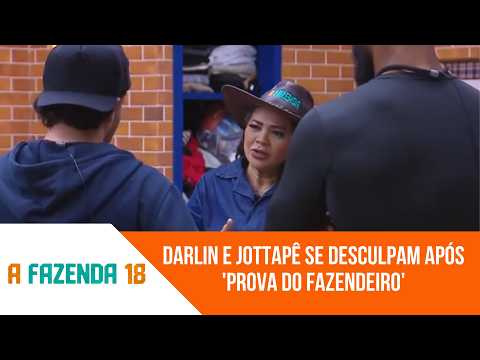 Peace sealed! Darlin and Jottapê apologize after the 'Farmer's Challenge' | 'A Fazenda 18'