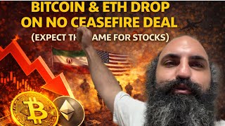 Bitcoin Eth Drop On No Ceasefire Deal Expect The Same For Stocks