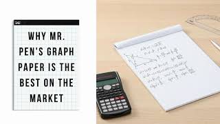 Why Mr. Pen's graph paper is the best on the market