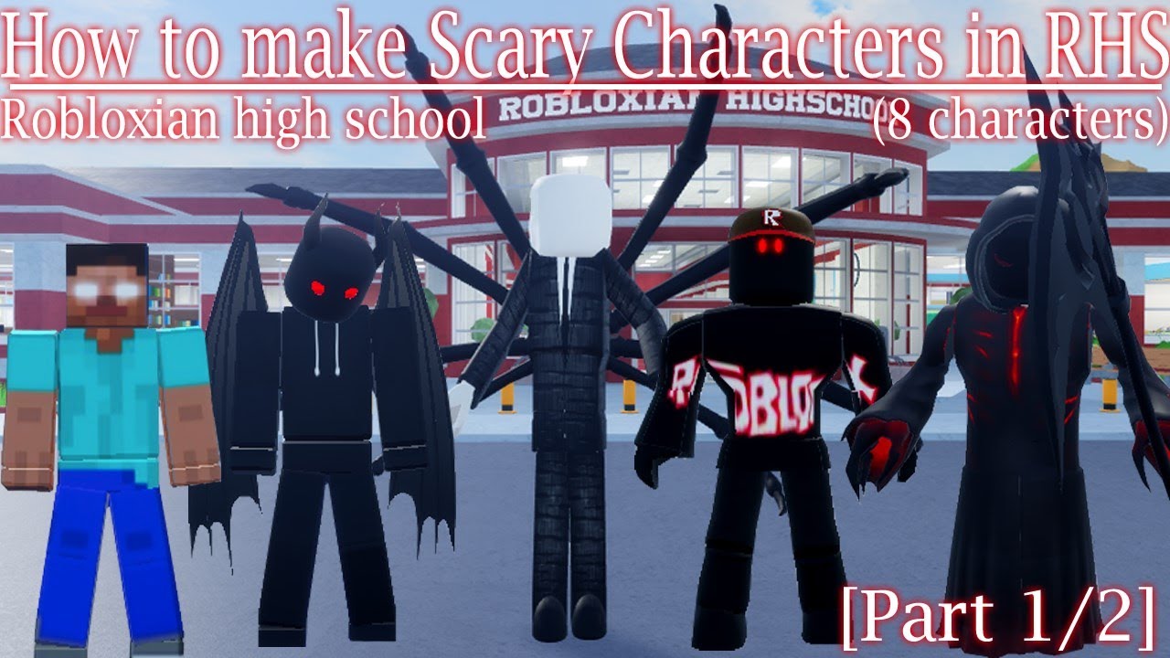 How To Make Creepy Characters In Robloxian High School Part 1 Youtube - how to be jeff the killer in robloxian highschool youtube