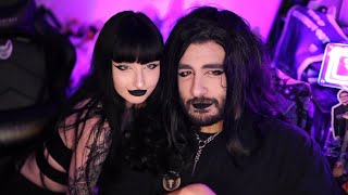 Doing my makeup routine on my boyfriend