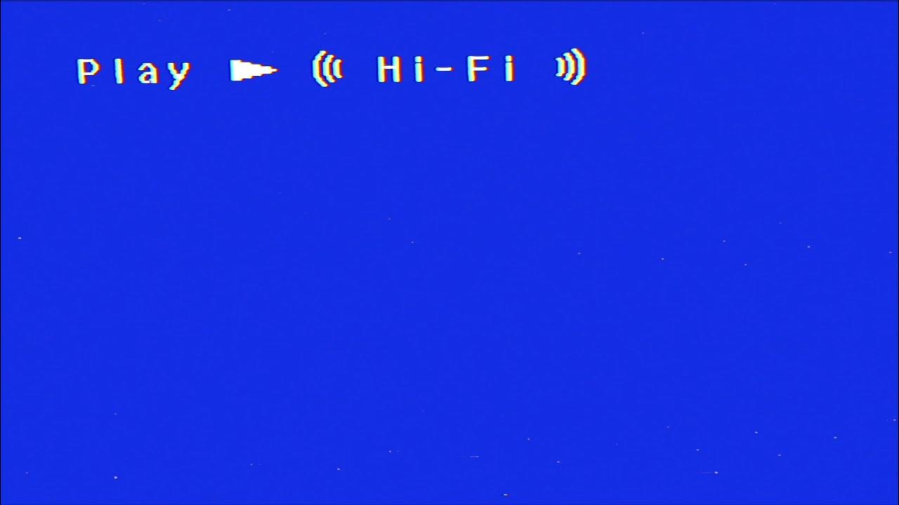 REAL VHS Filter Blue Screen Chroma Key LANDSCAPE Aspect Ratio 169 VCR