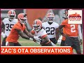 Zac Jackson's IN-PERSON OBSERVATIONS on Todd Monken's 1st minicamp & latest on the Cleveland Browns