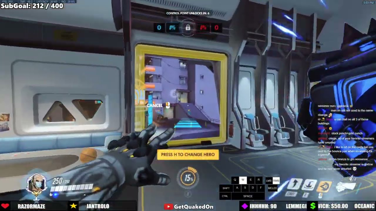 GetQuakedOn Rolluts Lijiang Tower Doomfist Overwatch Gameplay Season 33 Top 500