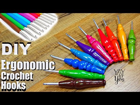 DIY Crochet Hook Grips No Polymer Clay Needed! 