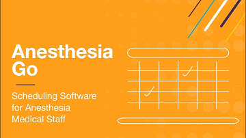 AnesthesiaGo - Scheduling Software for Anesthesia Medical Staff | PerfectServe