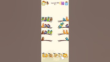 bird sort color game leval 174 #games #colorgame #birdsortcolor #birdsortcolorpuzzle #gaming #bird