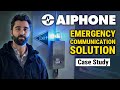 Aiphone Emergency Stations Providing Security for Parking Garages in 24-Story Building