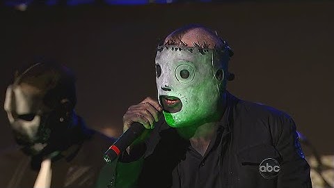 Slipknot - JIMMY KIMMEL LIVE! 2009 (Snuff & Psychosocial) 4K REMASTERED