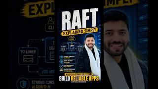 Raft Algorithm Explained in 30 Seconds #raft #algorithm #systemdesign #database #interview #job
