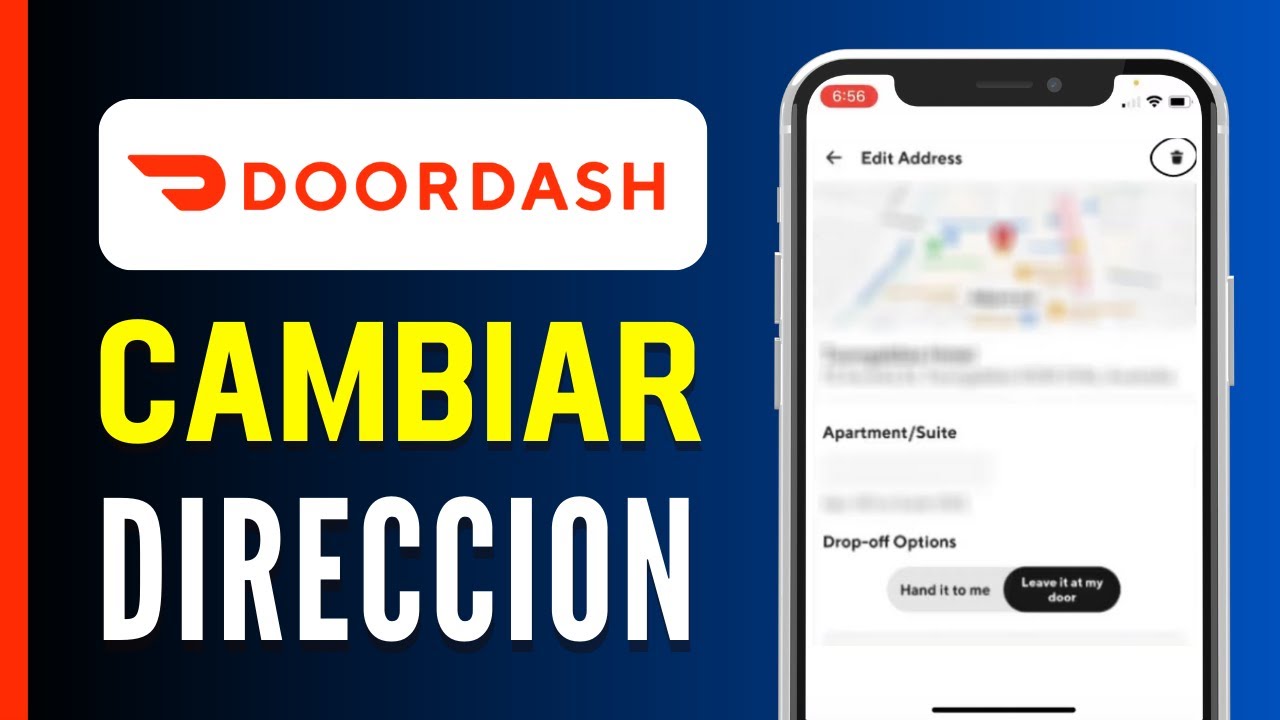 Cómo cambiar la dirección en DoorDash paso a paso