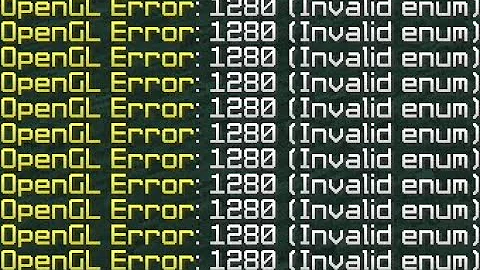How to fix OpenGL Error: 1280 (Invalid enum)Minecraft java 1.17.1