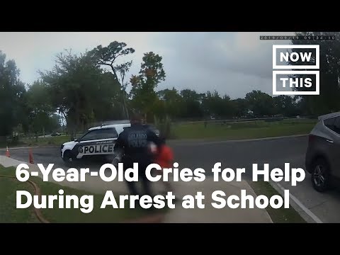 Footage Shows 6-Year-Old Crying for Help During Arrest at School | NowThis